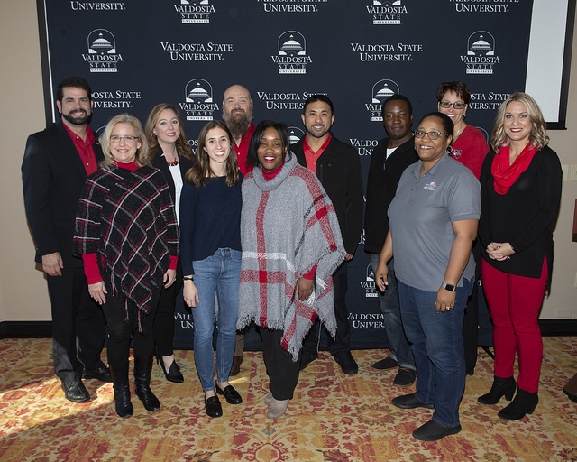 Group photo for certificate program ceremony